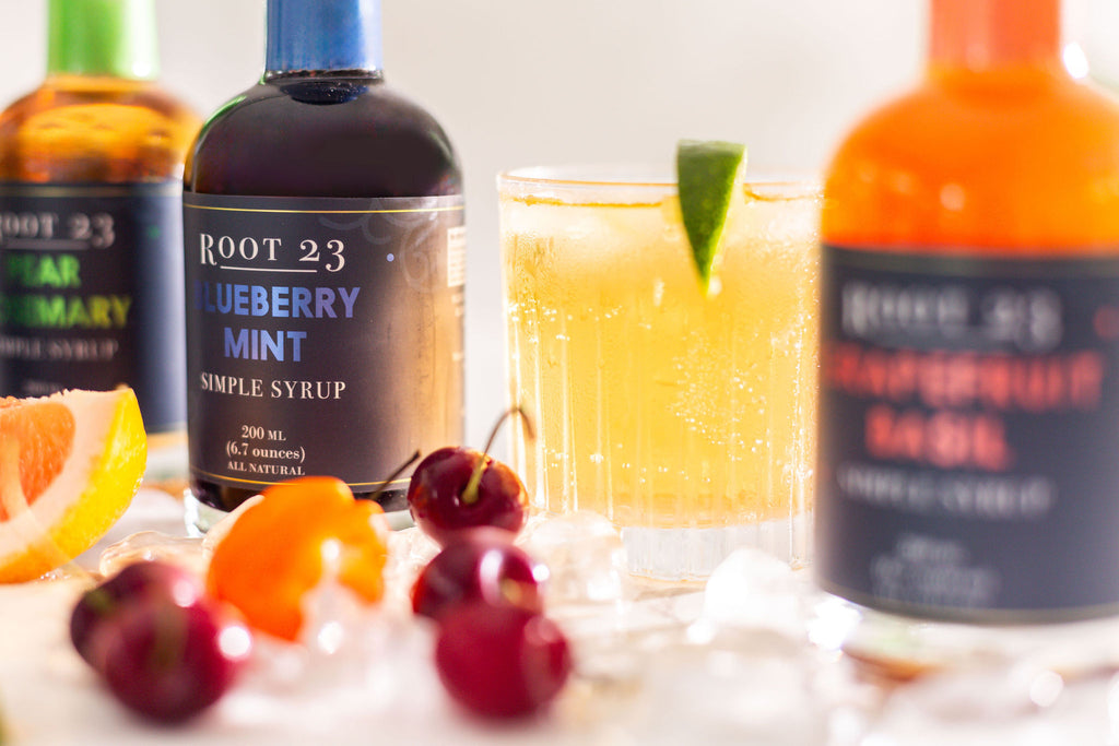 Blueberry Mint Simple Syrup | Root23