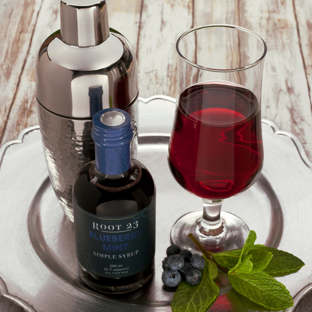 Blueberry Mint Simple Syrup | Root23