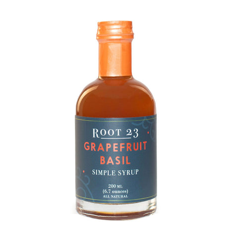 Grapefruit Basil Simple Syrup